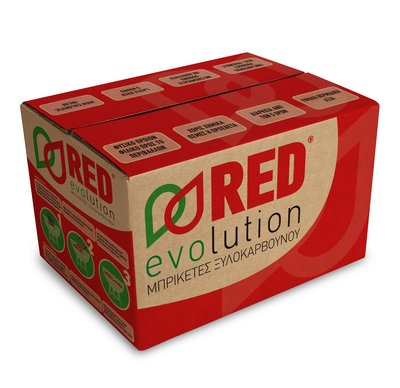 Μπριγκέτες RED EVOLUTION 10 κιλά bbq