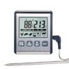 Ενσύρματο ψηφιακό θερμόμετρο κρέατος μπάρμπεκιου ανοξείδωτο θερμόμετρο