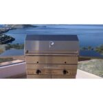 Ανοξείδωτη Ψησταριά Υγραερίου EXIVOS OMEGA BBQ με βάση και ράφια - Image 3