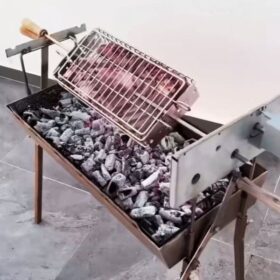 Ανοξείδωτη Σχάρα Καλάθι Ψησίματος